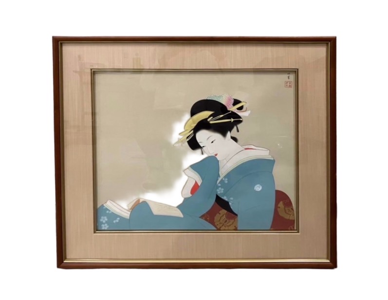 絵画『上村松園 工芸画』(大阪府) | 香木・骨董品・古美術品の買取なら 