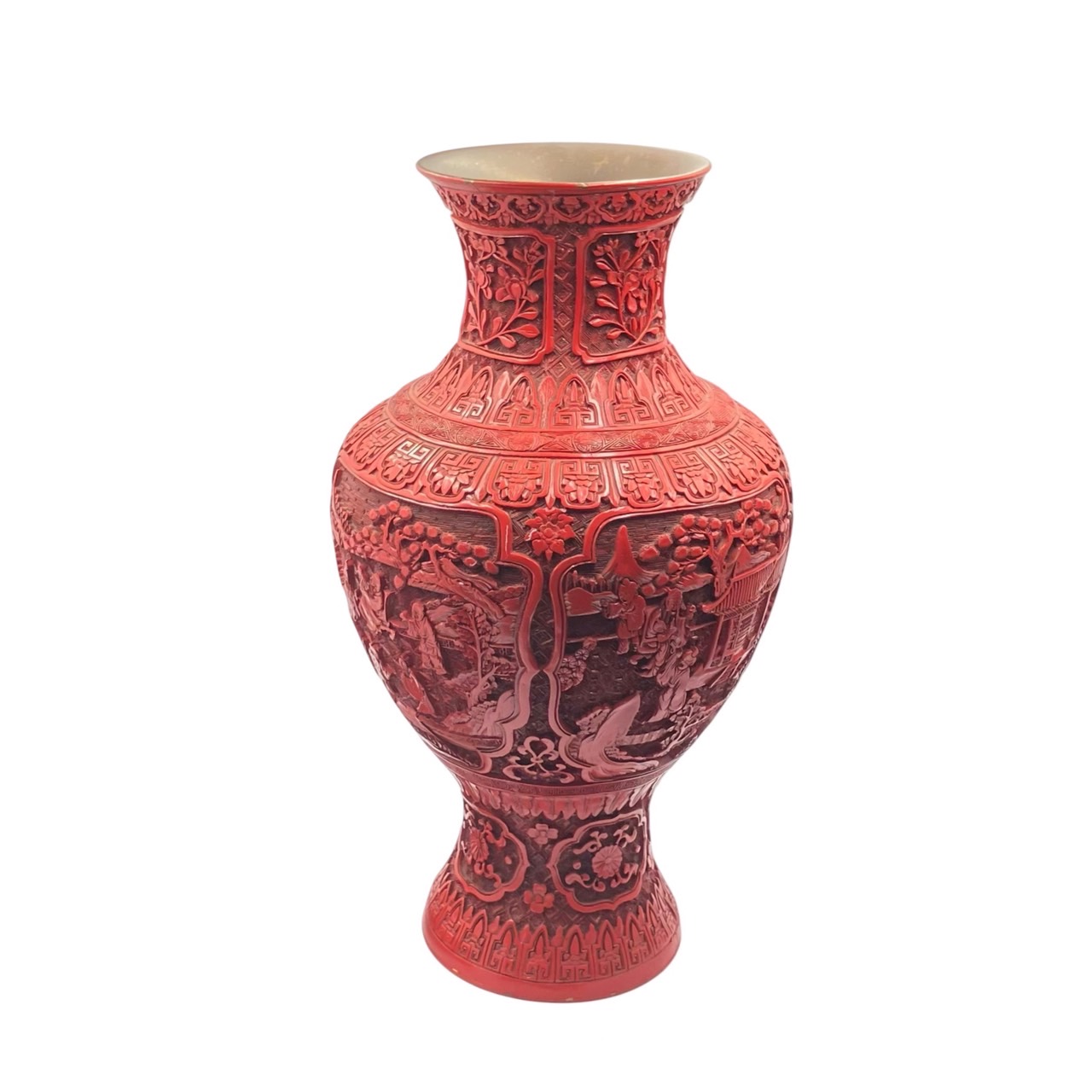 骨董品『堆朱花瓶』買取実績(豊岡市) | 骨董品・古美術品の買取なら美観堂